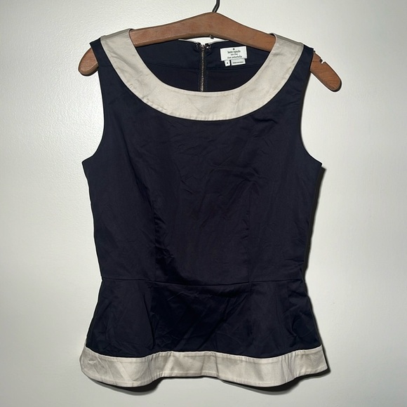 Kate Spade Sleeveless Peplum Blouse - Picture 1 of 6